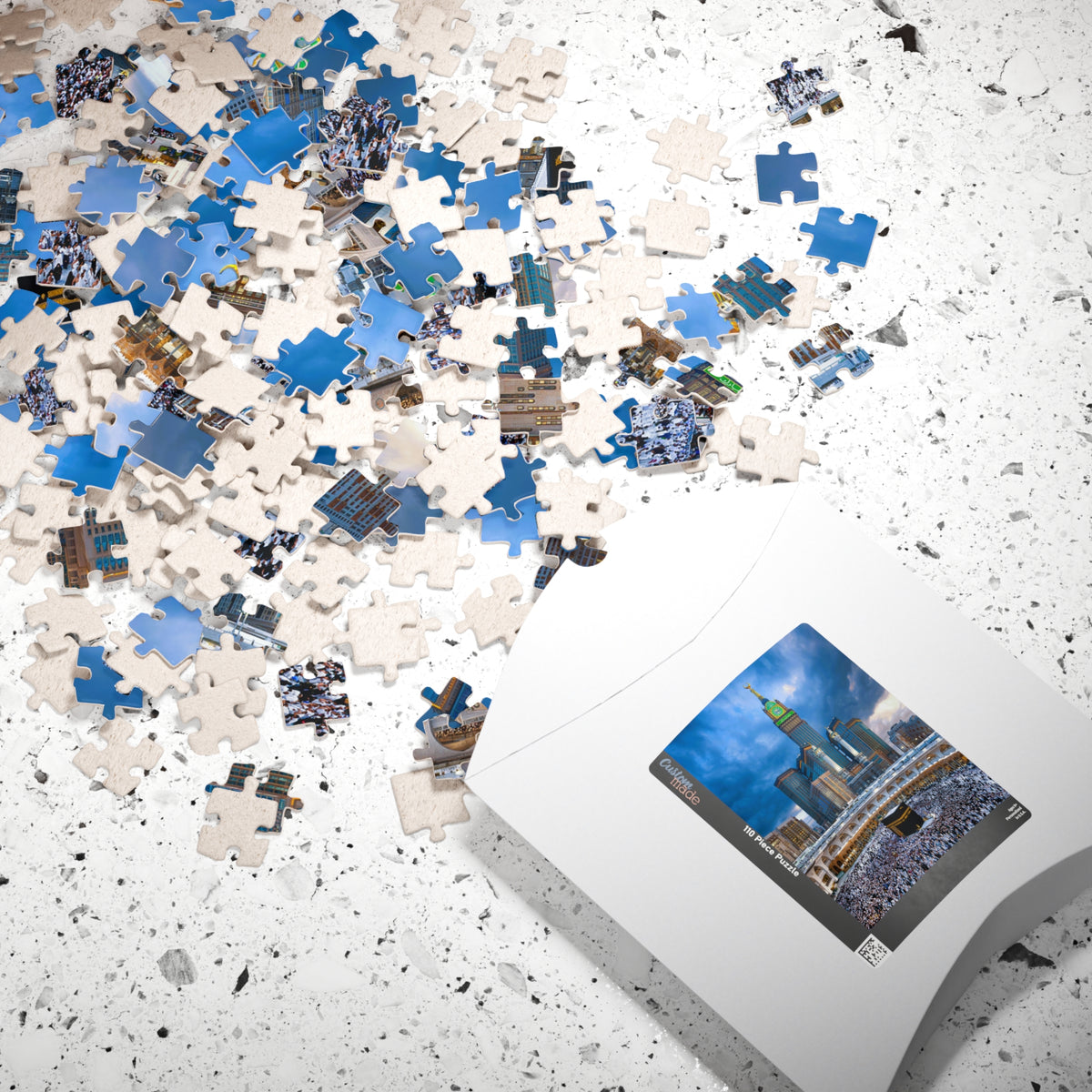Kaaba & Makkah Clock Tower Puzzle – Mecca Islamic Jigsaw Puzzle