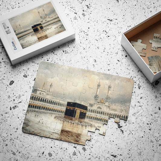 Elegant Kaaba Kids Puzzle – Makkah Islamic Gift