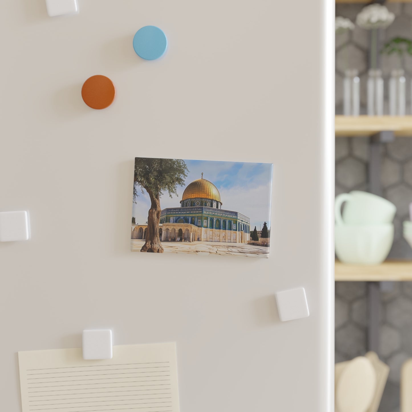 Dome of the Rock Magnet – Olive Tree Design