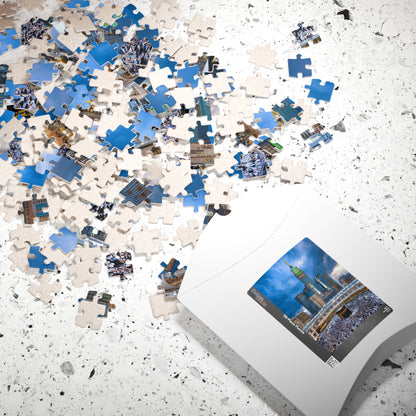 Kaaba & Makkah Clock Tower Puzzle – Mecca Islamic Jigsaw Puzzle