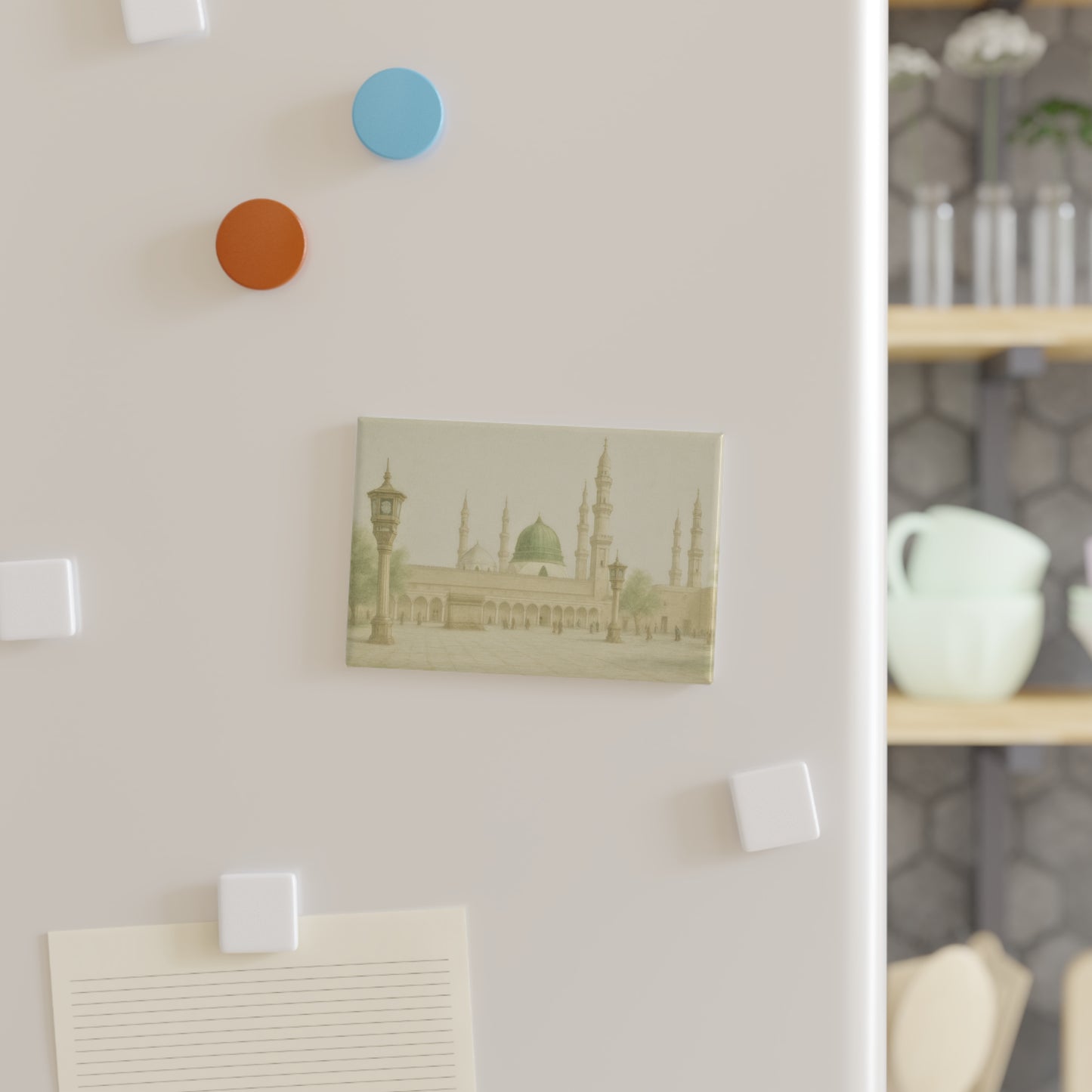 Masjid Nabawi Magnet – Green Dome Art