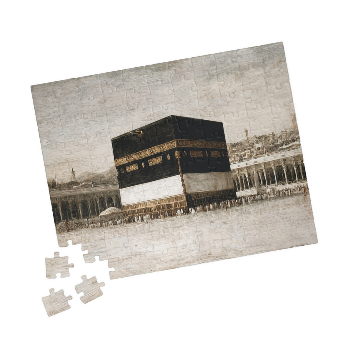 Kaaba Puzzle for Kids & Adults – Mecca Islamic Jigsaw Puzzle