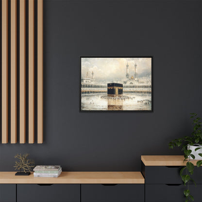 Elegant Kaaba – Luxury Framed Canvas