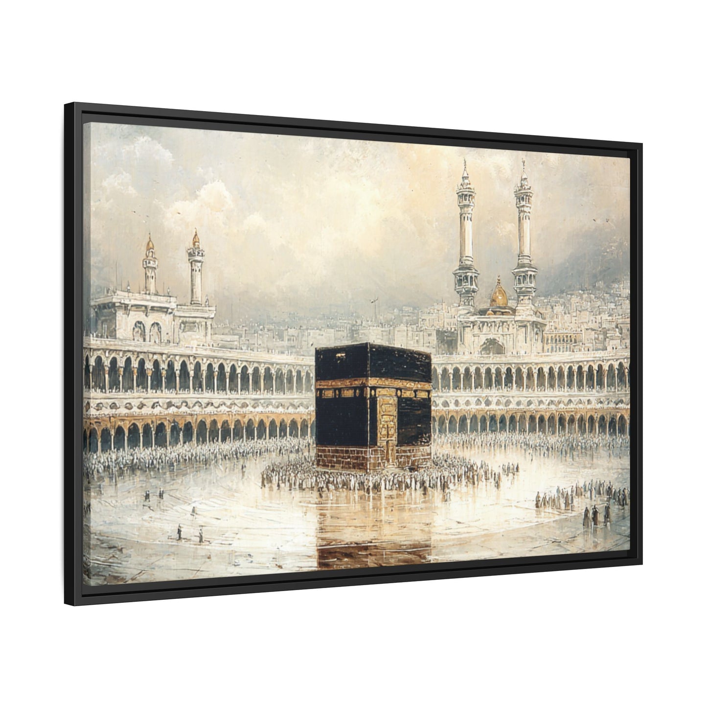 Elegant Kaaba – Luxury Framed Canvas