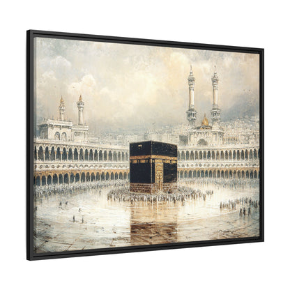 Elegant Kaaba – Luxury Framed Canvas