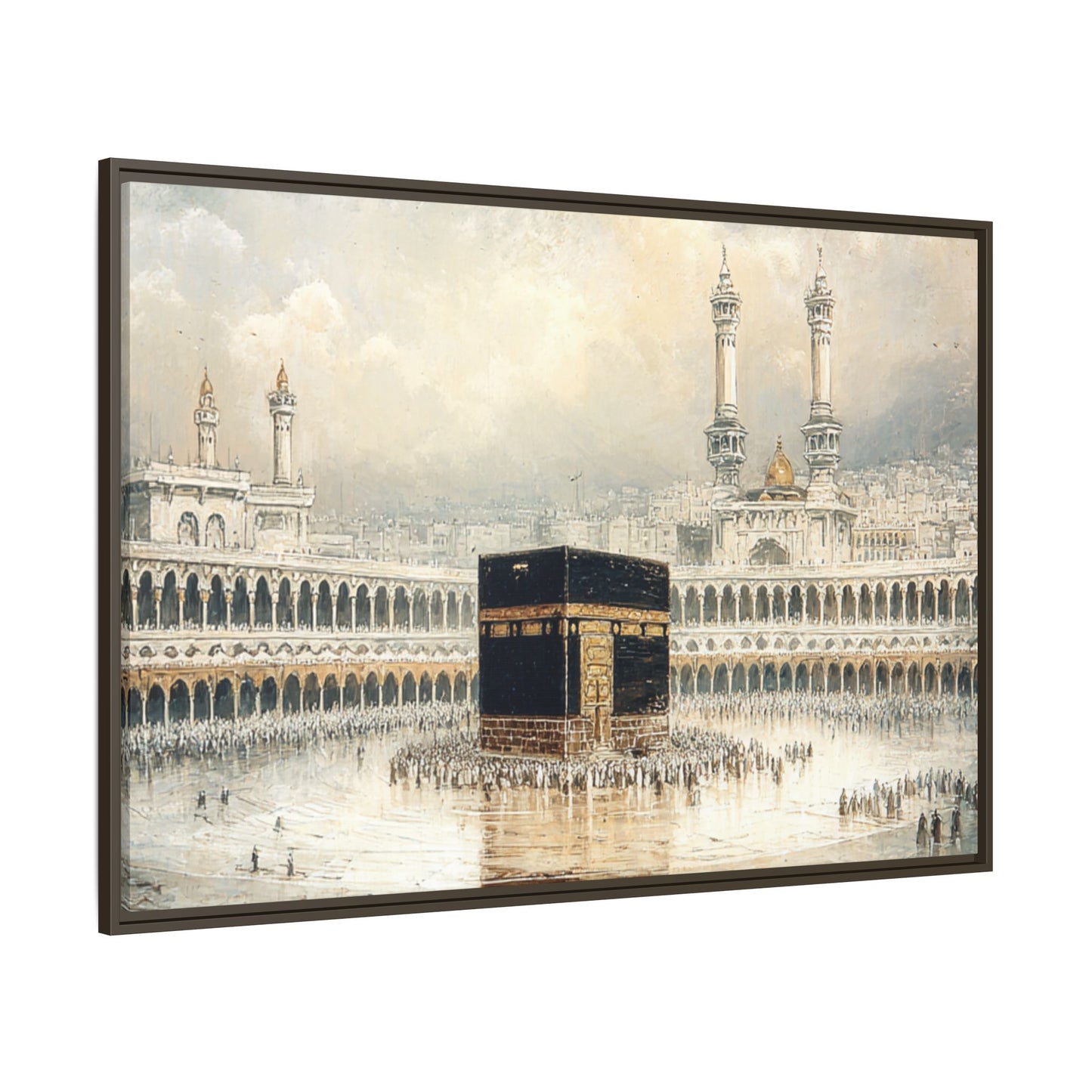 Elegant Kaaba – Luxury Framed Canvas