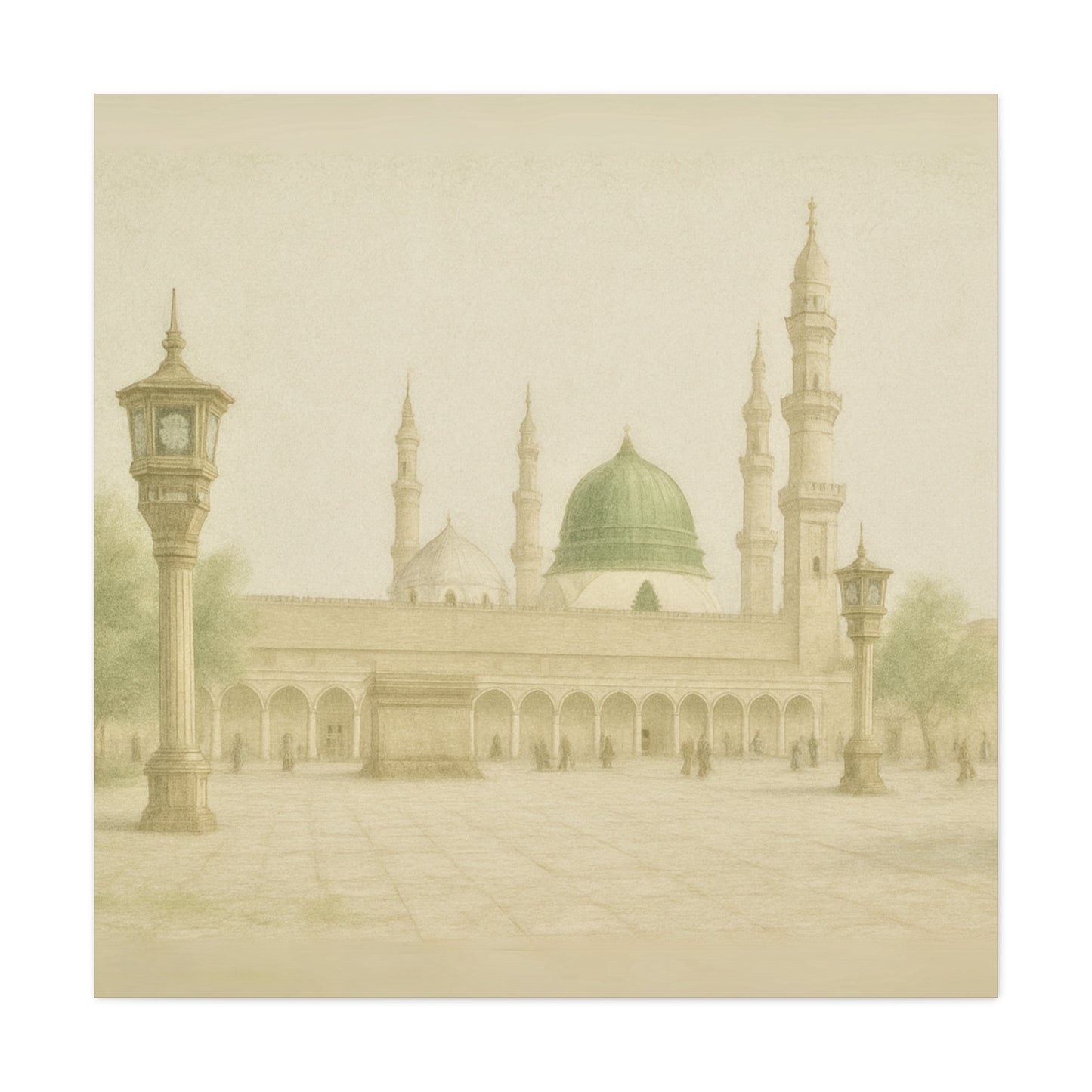 Masjid Nabawi – Serene Canvas Art