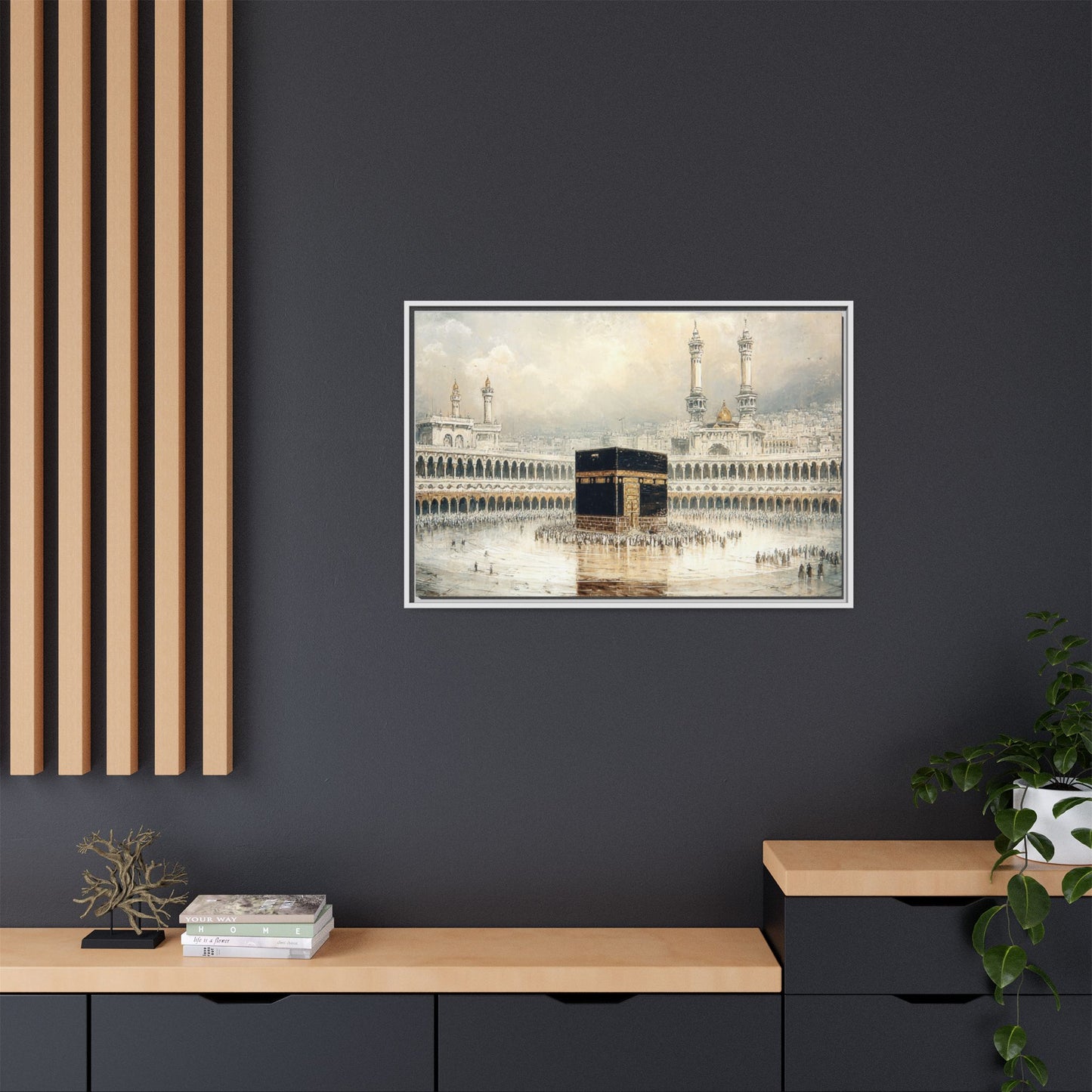 Elegant Kaaba – Luxury Framed Canvas