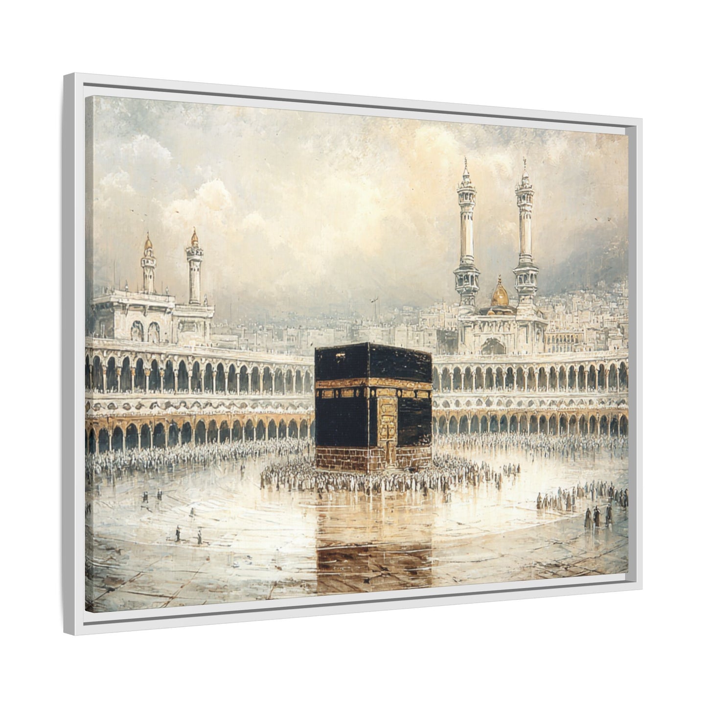 Elegant Kaaba – Luxury Framed Canvas