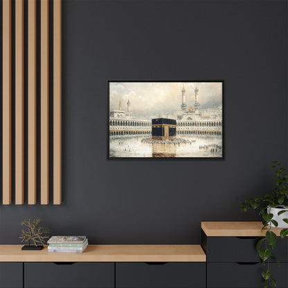 Elegant Kaaba – Luxury Framed Canvas