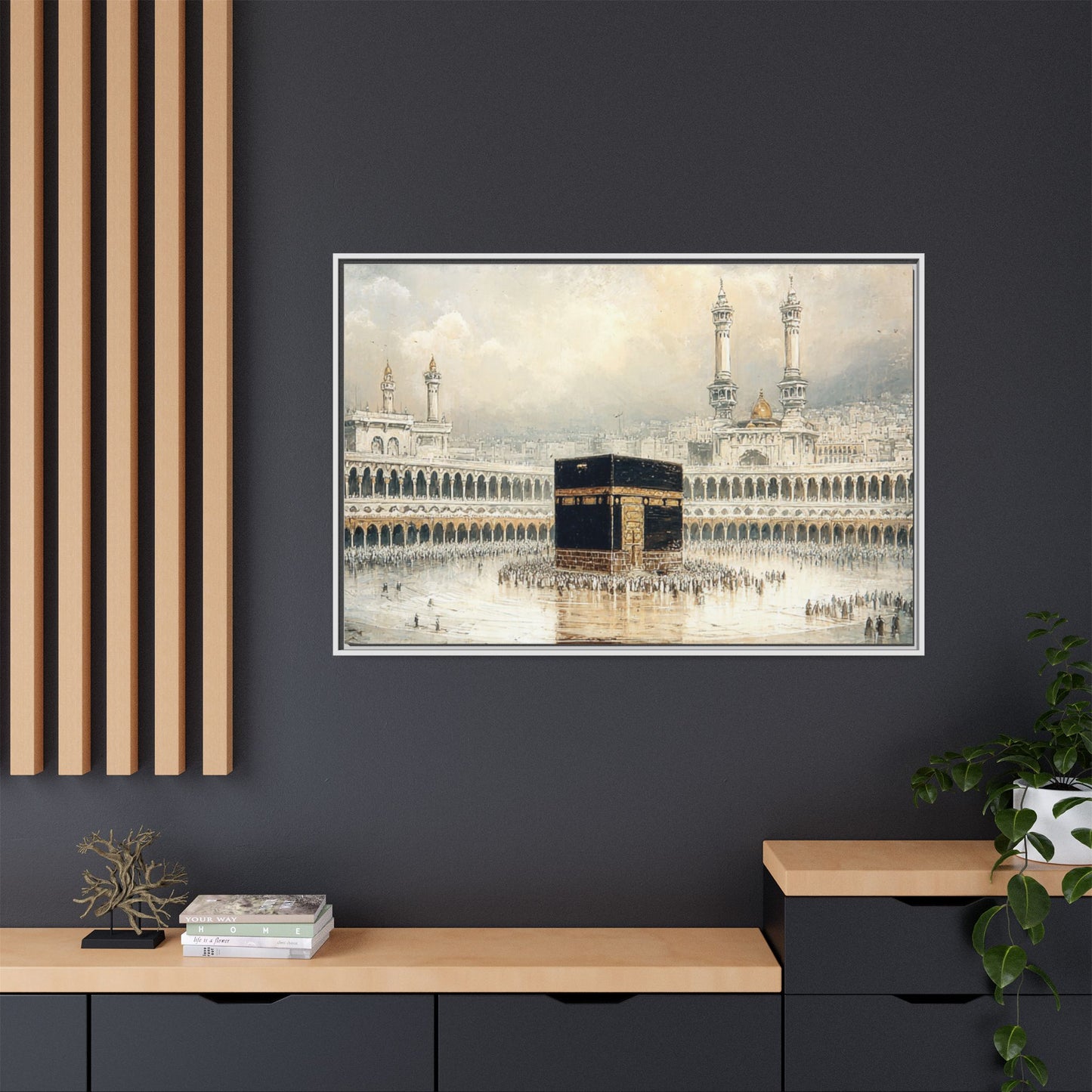 Elegant Kaaba – Luxury Framed Canvas