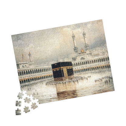 Elegant Kaaba Puzzle – Mecca Courtyard Islamic Jigsaw Puzzle