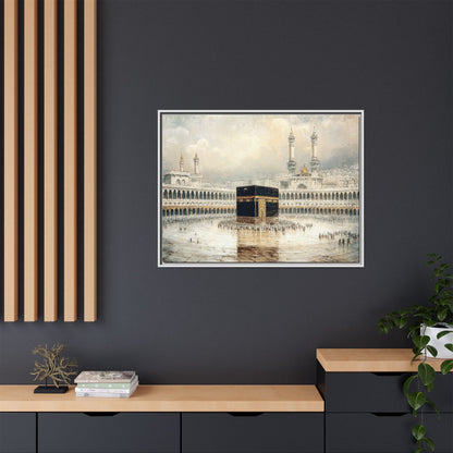 Elegant Kaaba – Luxury Framed Canvas