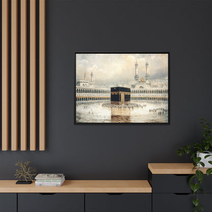 Elegant Kaaba – Luxury Framed Canvas
