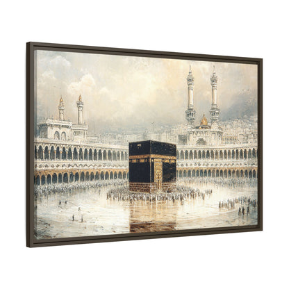 Elegant Kaaba – Luxury Framed Canvas