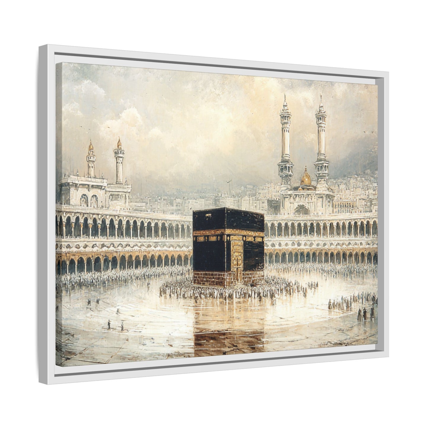 Elegant Kaaba – Luxury Framed Canvas