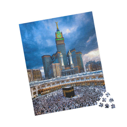 Kaaba & Makkah Clock Tower Puzzle – Mecca Islamic Jigsaw Puzzle
