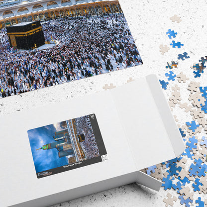 Kaaba & Makkah Clock Tower Puzzle – Mecca Islamic Jigsaw Puzzle