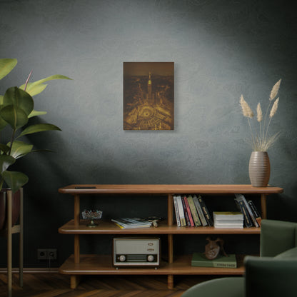 Kaaba Under the Night Sky – Canvas Wall Art (1.25" Depth)