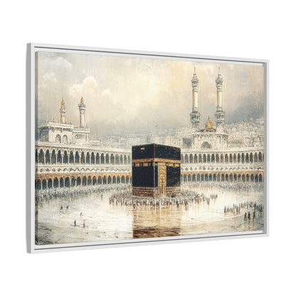 Elegant Kaaba – Luxury Framed Canvas