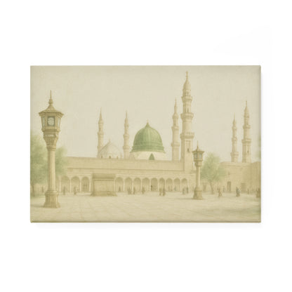 Masjid Nabawi Magnet – Green Dome Art