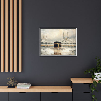 Elegant Kaaba – Luxury Framed Canvas