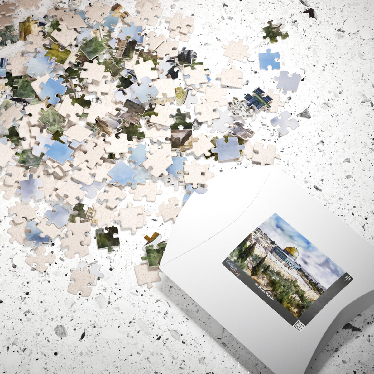 Dome of the Rock Puzzle – Blue Sky Jerusalem Islamic Jigsaw Puzzle