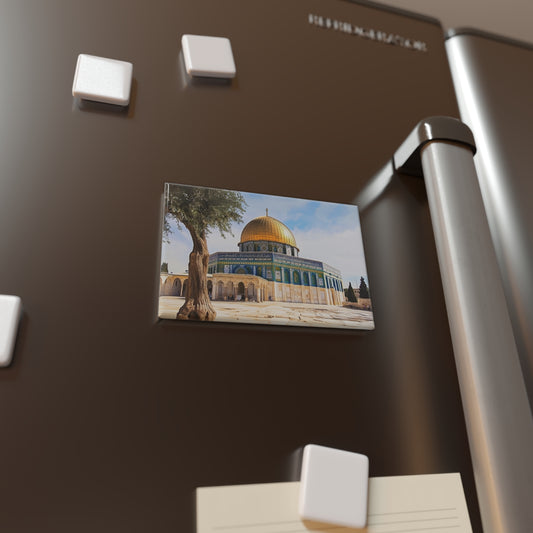 Dome of the Rock Magnet – Olive Tree Design