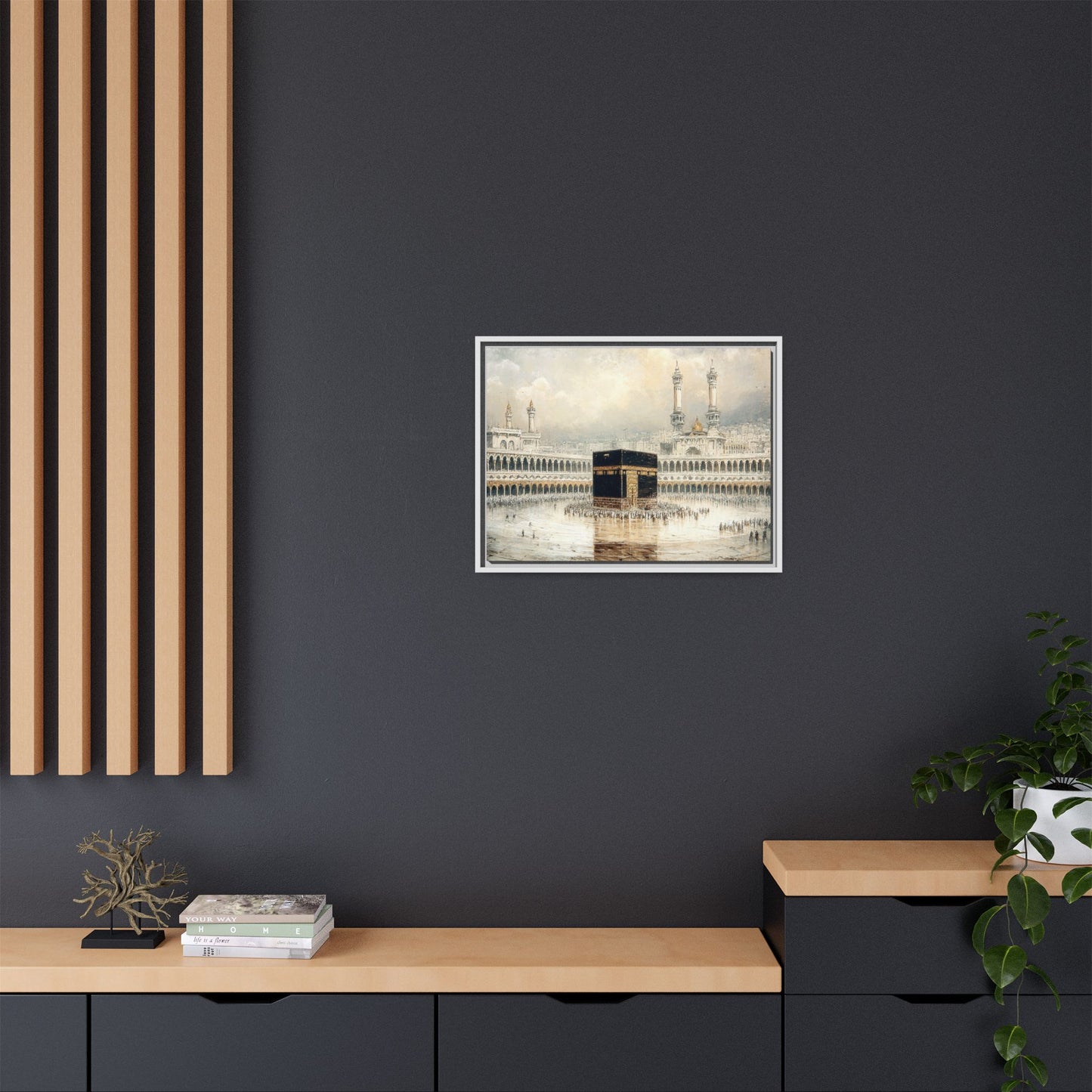 Elegant Kaaba – Luxury Framed Canvas