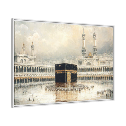 Elegant Kaaba – Luxury Framed Canvas