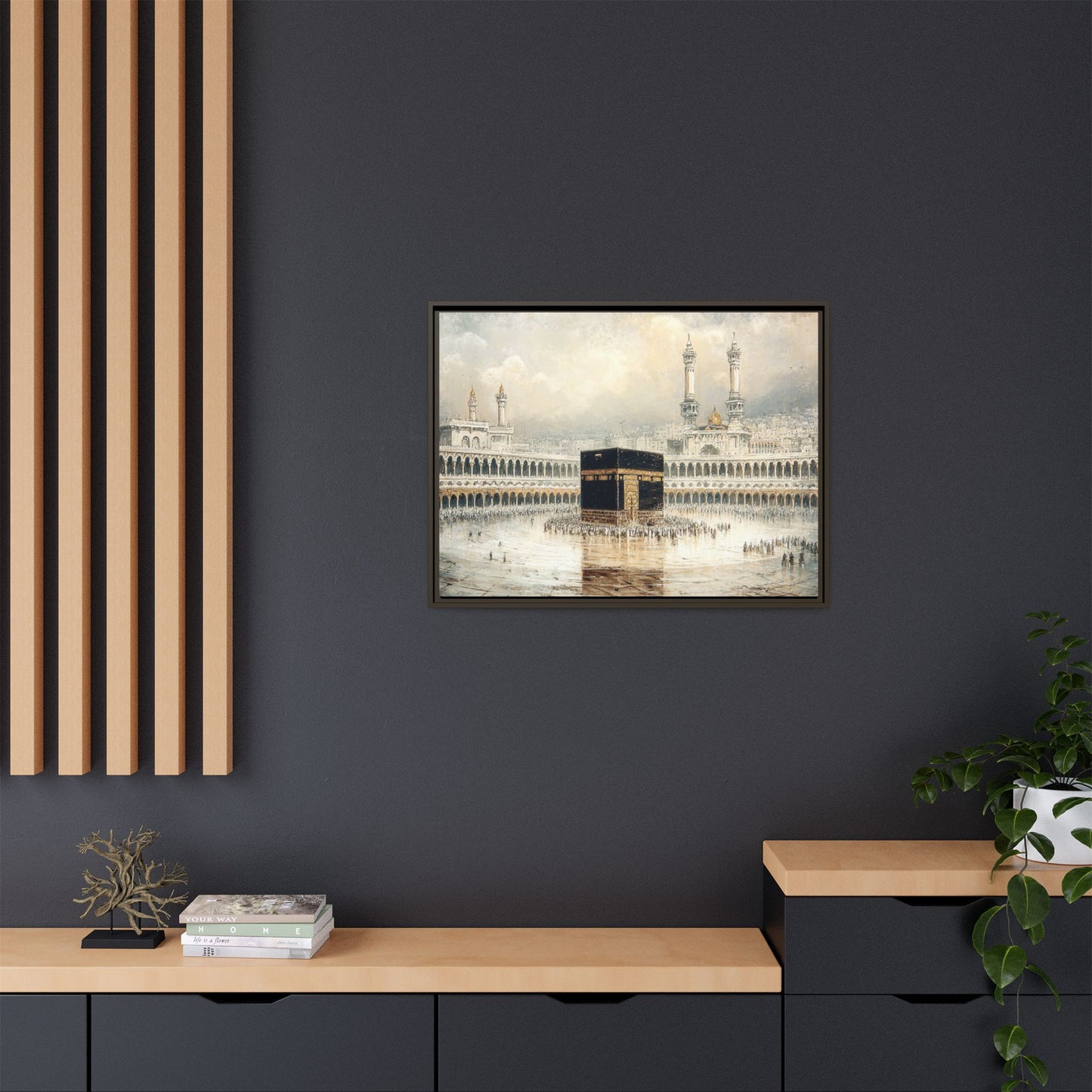 Elegant Kaaba – Luxury Framed Canvas