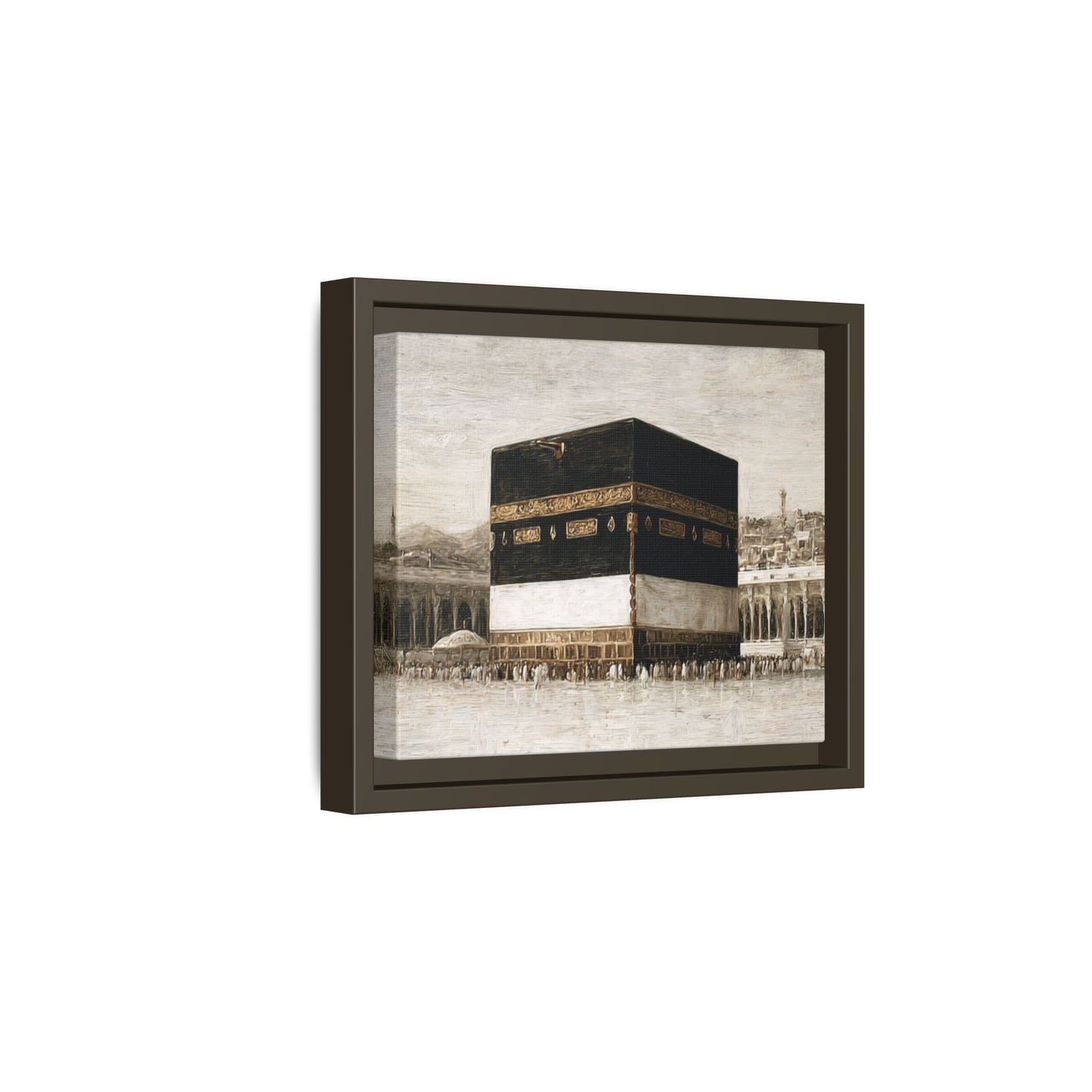 Vintage Kaaba – Hajj Season Framed Canvas