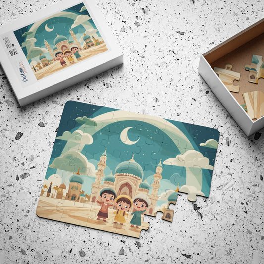 Muslim Brothers Puzzle – Islamic Toy for Kids