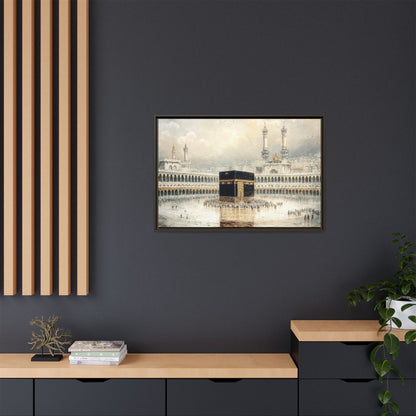 Elegant Kaaba – Luxury Framed Canvas