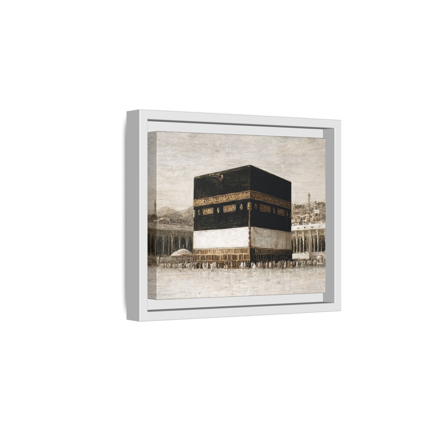Vintage Kaaba – Hajj Season Framed Canvas