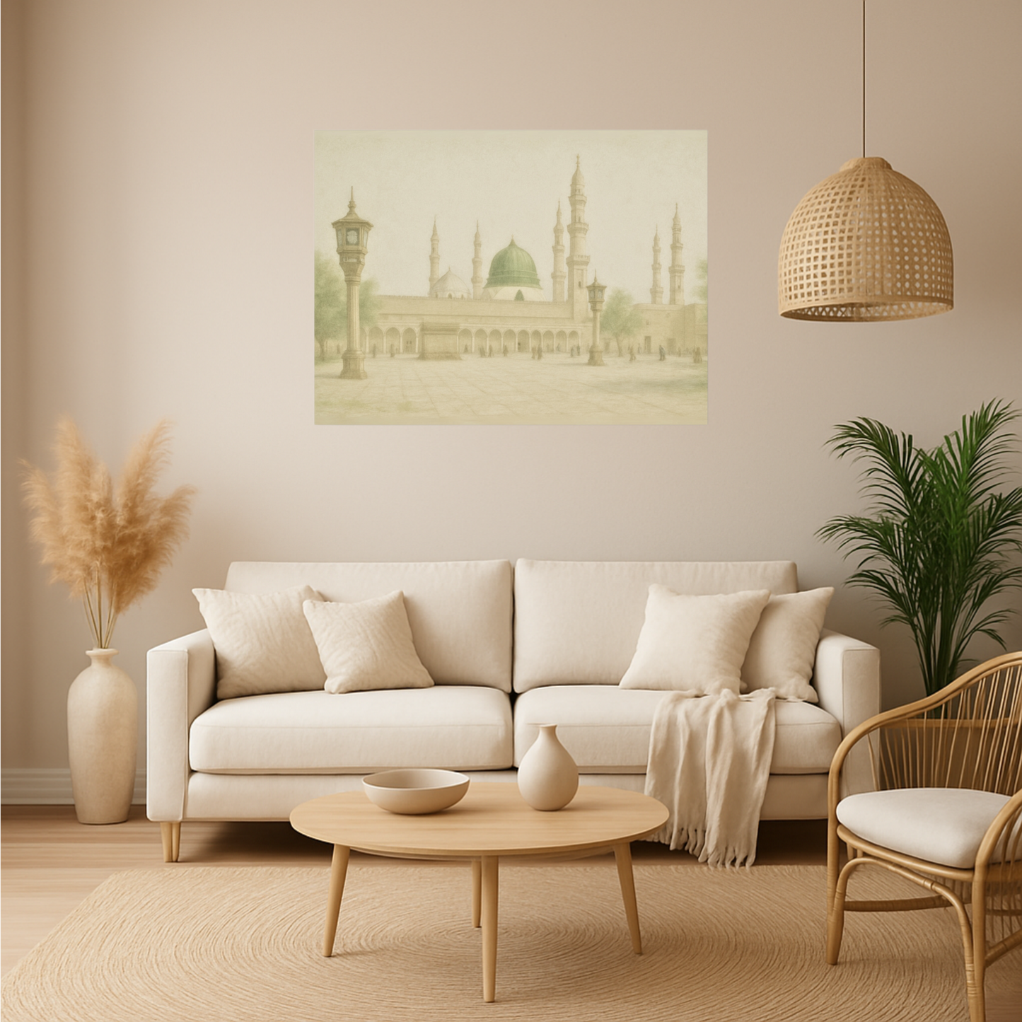 Masjid Nabawi – Serene Canvas Art