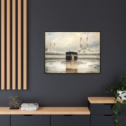 Elegant Kaaba – Luxury Framed Canvas