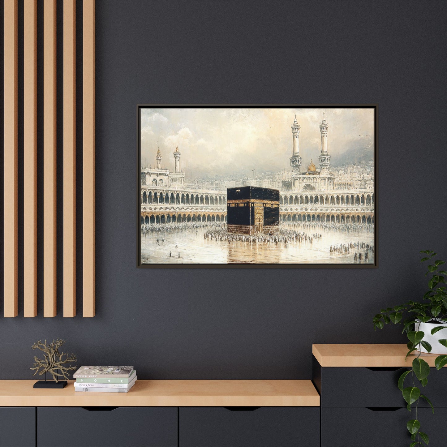 Elegant Kaaba – Luxury Framed Canvas