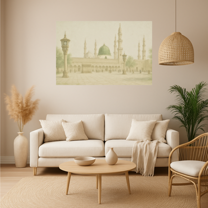 Masjid Nabawi – Serene Canvas Art