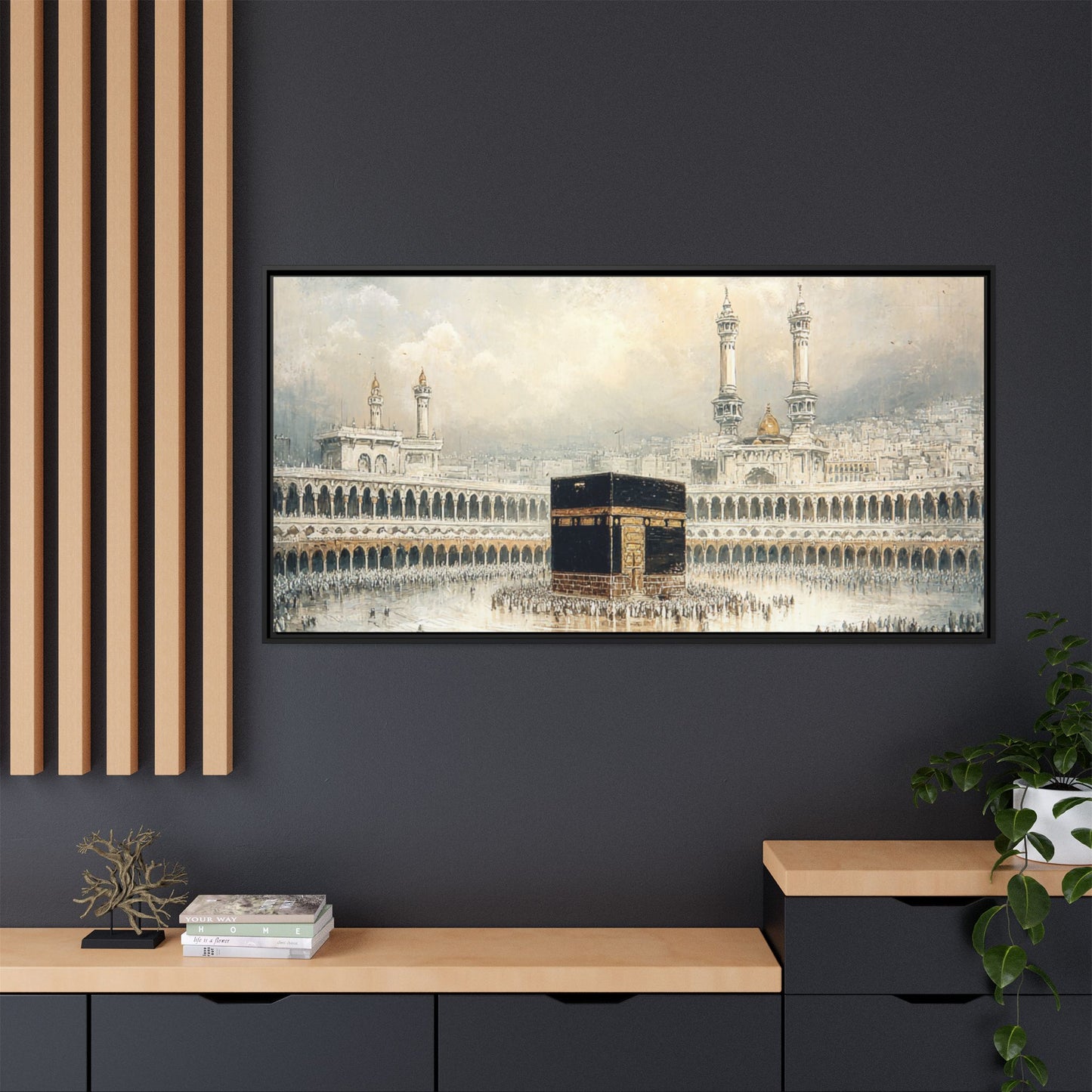 Elegant Kaaba – Luxury Framed Canvas