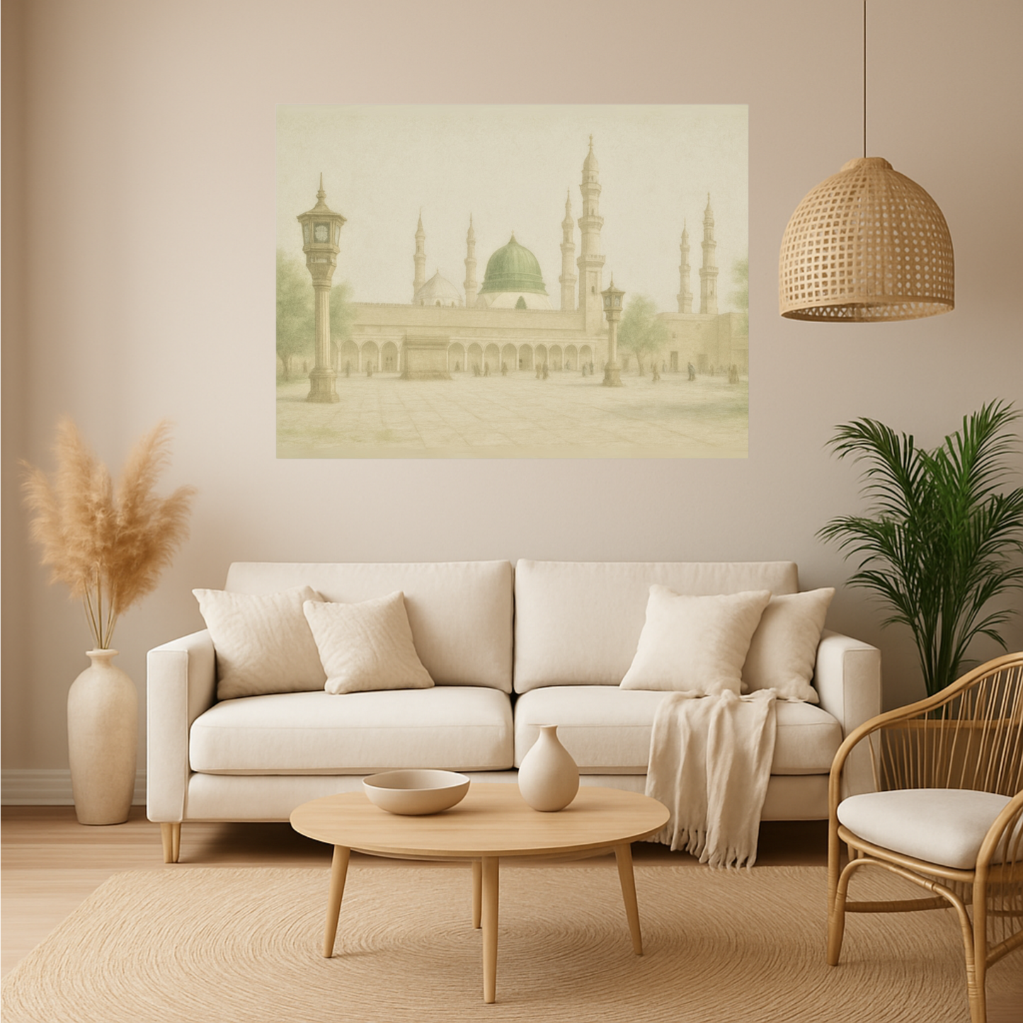 Masjid Nabawi – Serene Canvas Art
