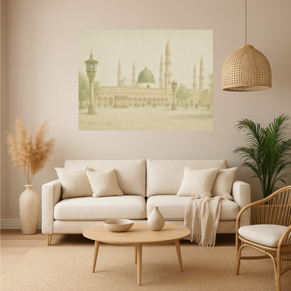 Masjid Nabawi – Serene Canvas Art