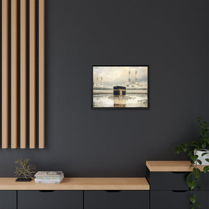 Elegant Kaaba – Luxury Framed Canvas