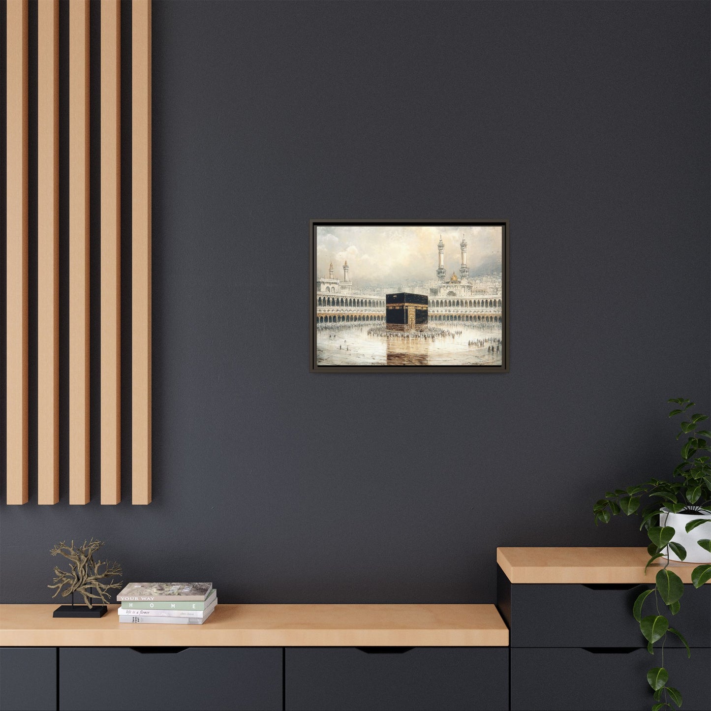 Elegant Kaaba – Luxury Framed Canvas