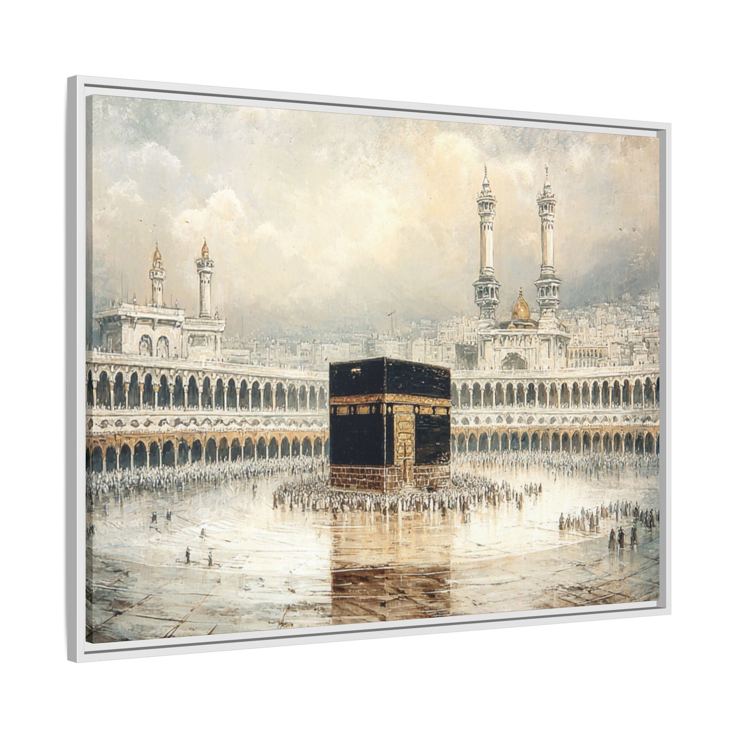 Elegant Kaaba – Luxury Framed Canvas