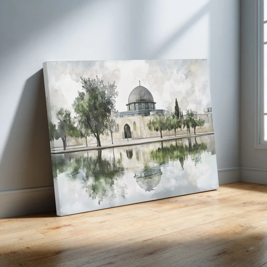 Elegant Masjid al-Aqsa – Islamic Canvas
