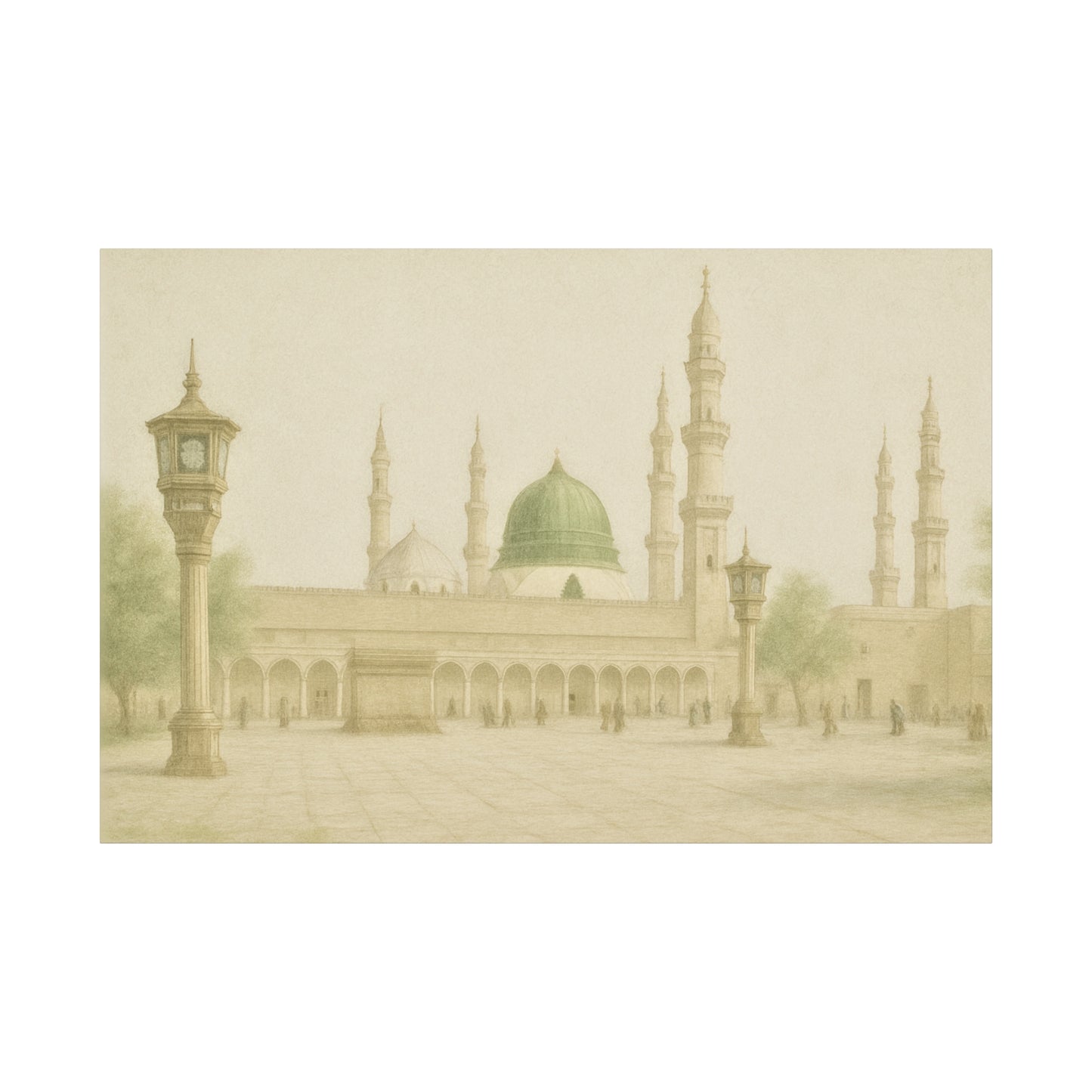 Masjid Nabawi – Serene Canvas Art