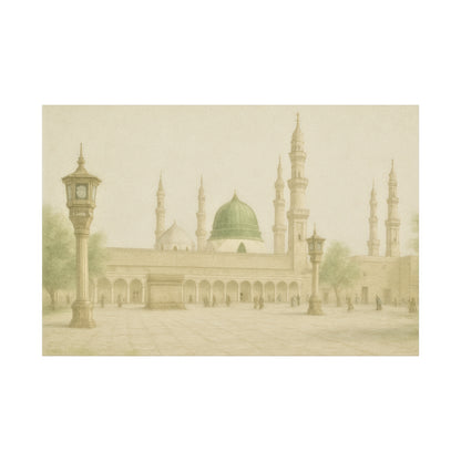 Masjid Nabawi – Serene Canvas Art