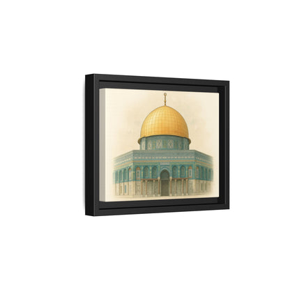 Dome of the Rock Modern Framed Canvas Art