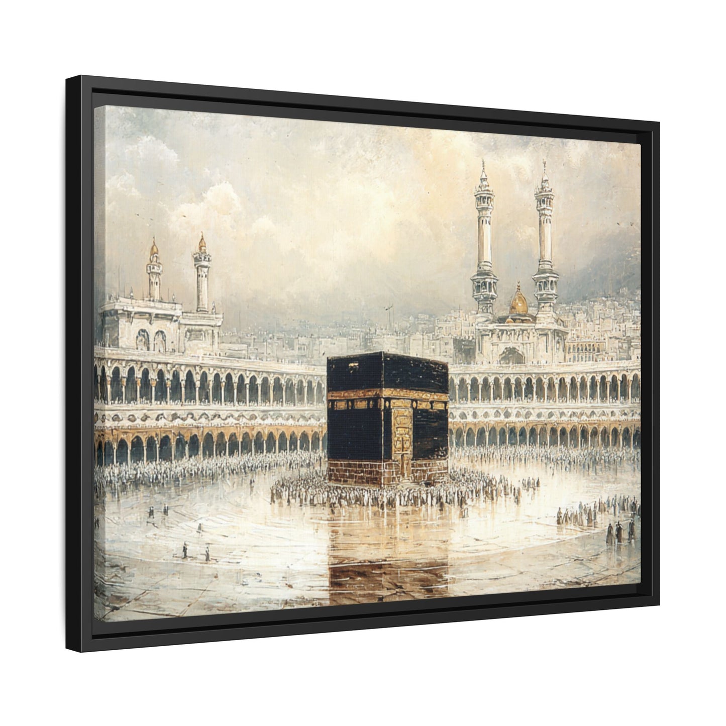 Elegant Kaaba – Luxury Framed Canvas